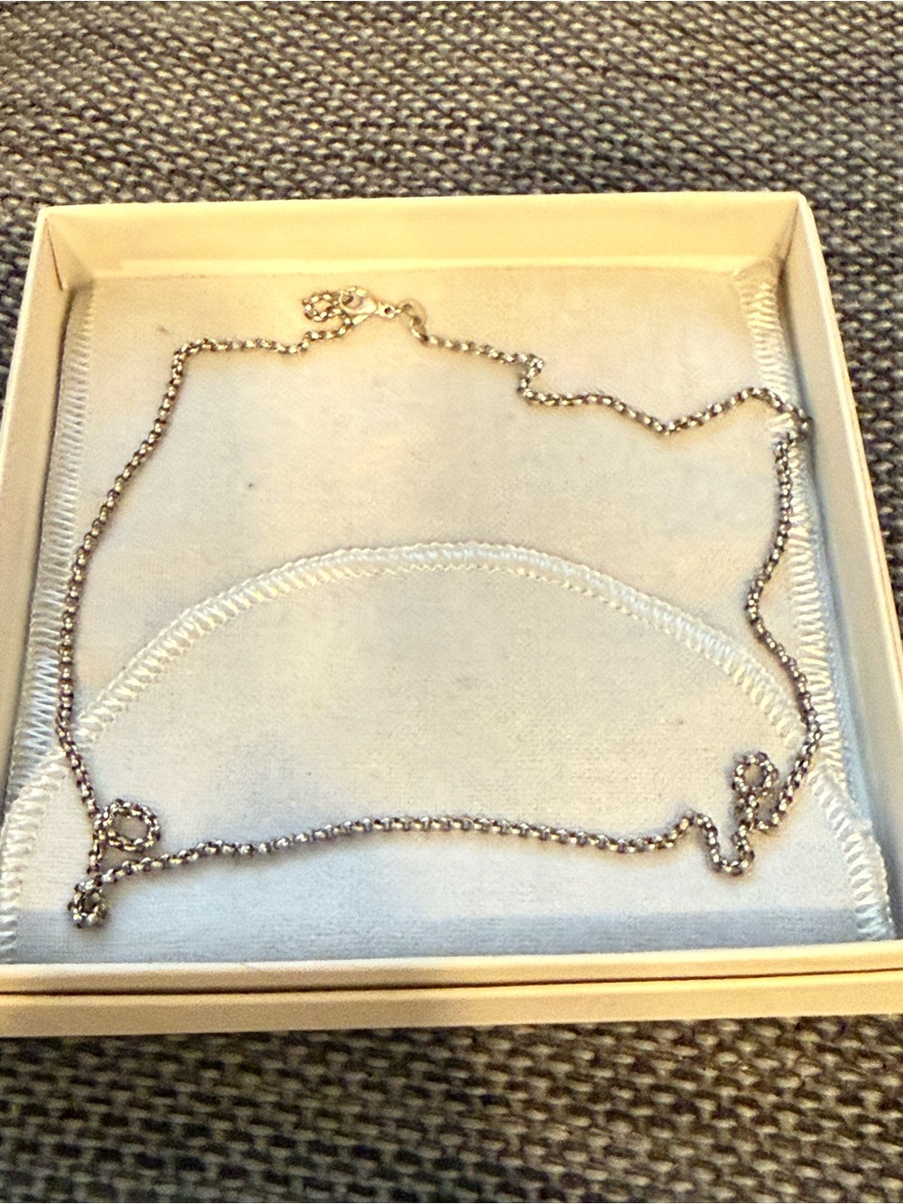 James Avery Sterling Silver Beaded Chain Necklace - Silver